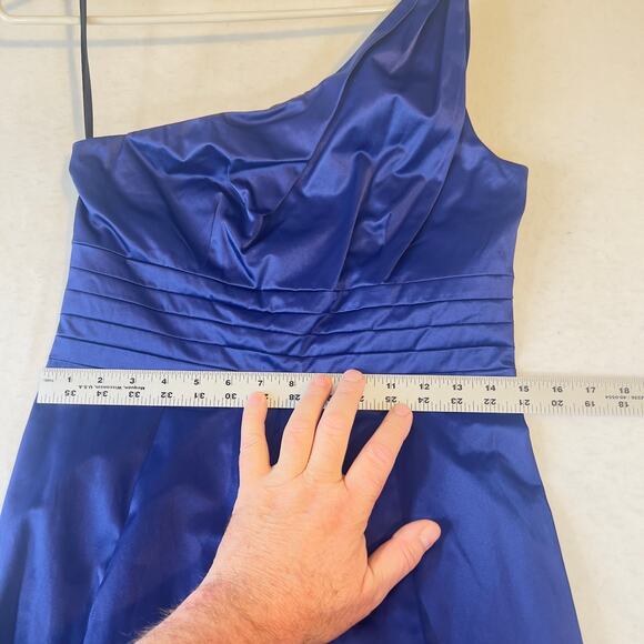 Shape FX Above the Knee Dress Woman Size 4 Royal Blue Ulimate Control Lining - Picture 9 of 16